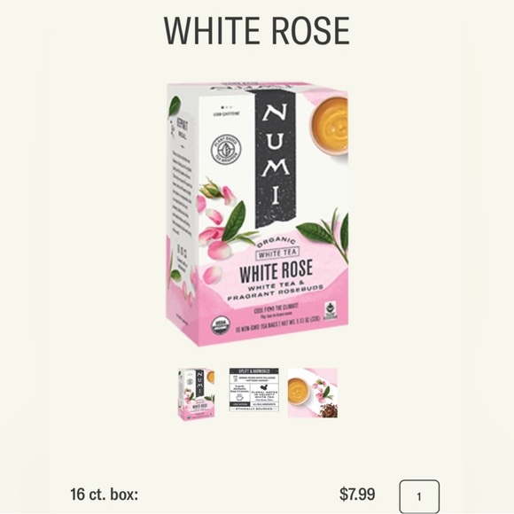 OrganicTEA NUMI Variety Pack, 16 Tea Bags SET OF 5 Boxes - Picture 2 of 13